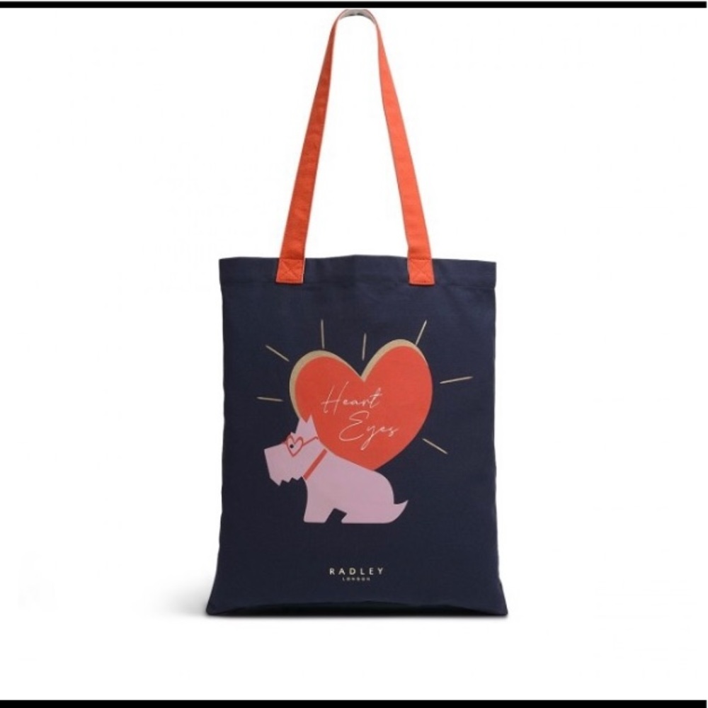 Last One! NWT Radley London Kissing Booth Heart Eyes Tote